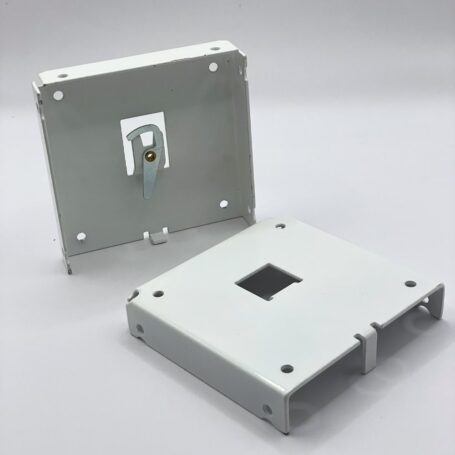 Square Fascia Brackets - Available in 3" and 4" (White)